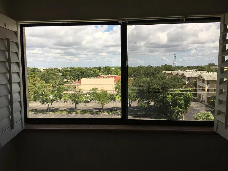 City view from master bedroom - no streets (quiet)