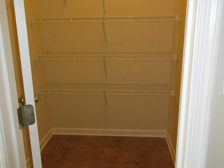 Closet off mudroom