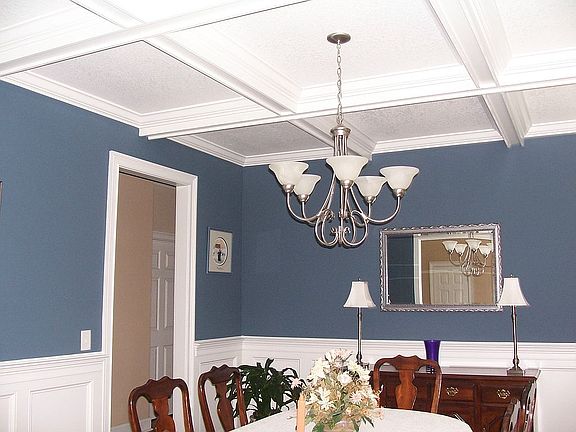Dining Room/Coffered Ceiling