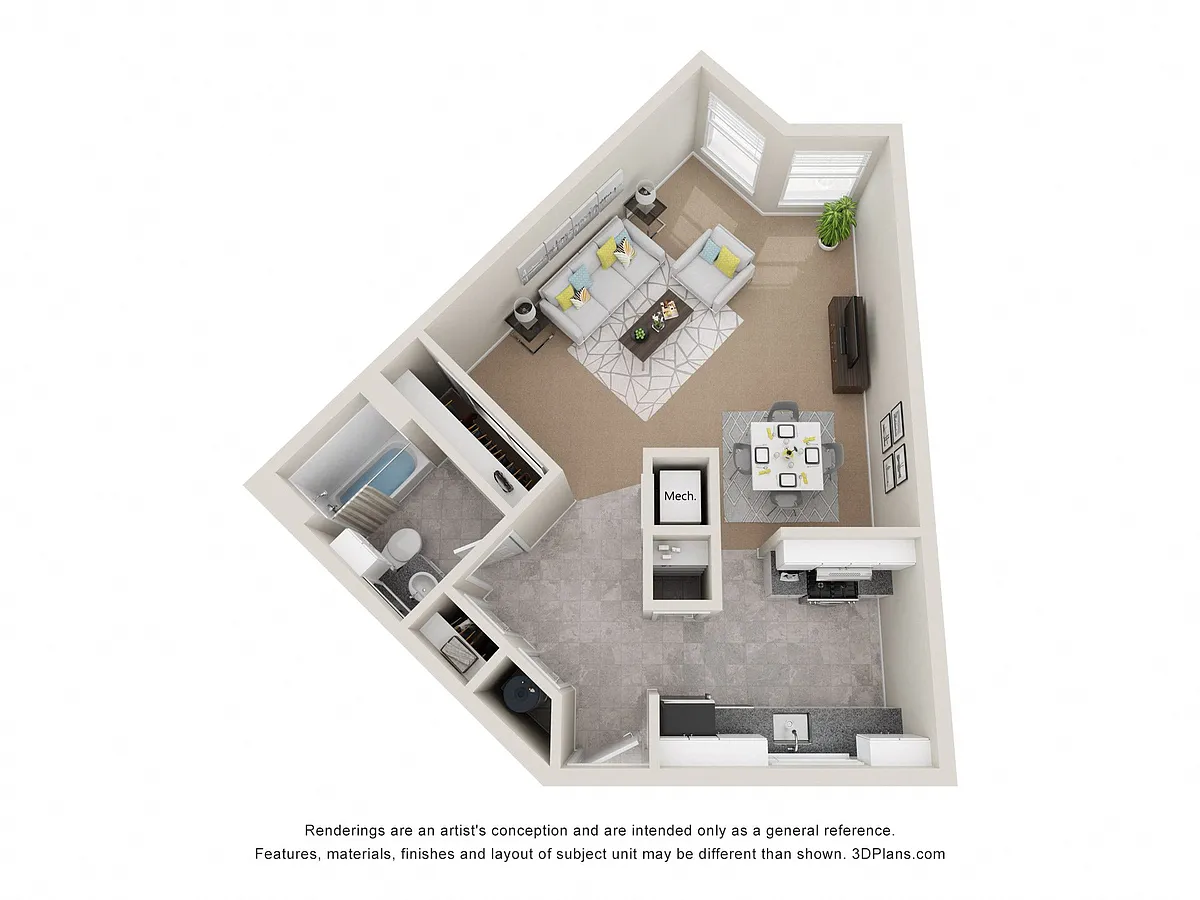 Floor plan Studio