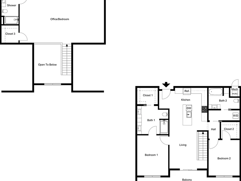 2 Bedroom Loft Premium 2 Bedroom Loft Premium