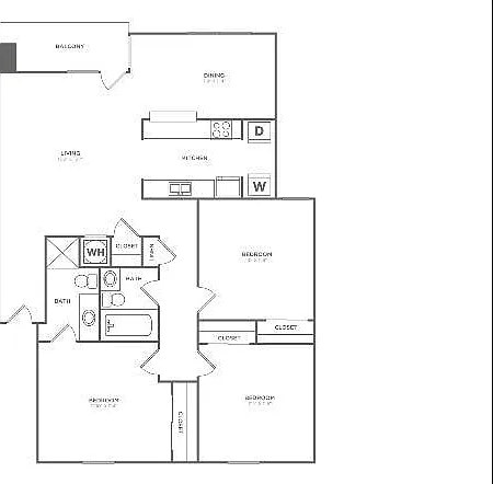 Willow Oak | 3 bed 2 bath | 1178 sq ft Willow Oak | 3 bed 2 bath | 1178 sq ft