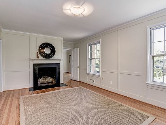 Library w/ Fireplace