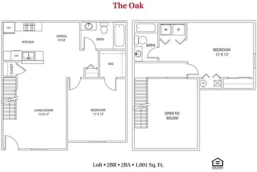 Floor plan The Oak