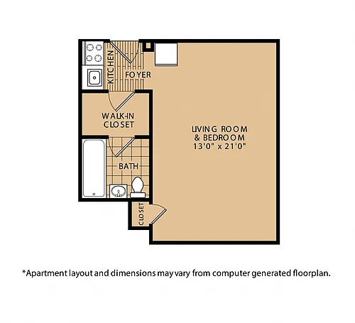 Floor plan 0x1 Classic