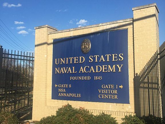 Wardour Bluffs is literally adjacent to the United States Naval Academy.