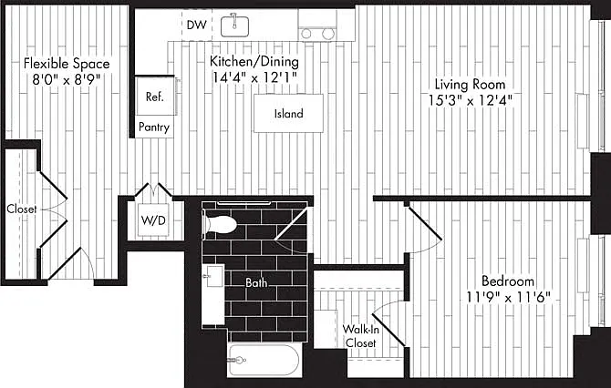 Floor plan VYV North 1F