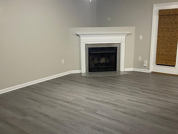 Living room with fireplace