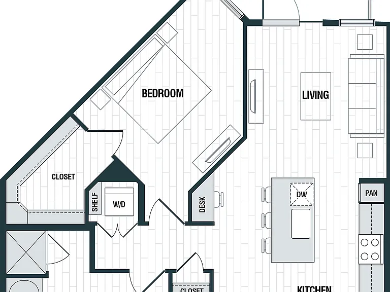A4: 1bed 1bath A4: 1bed 1bath