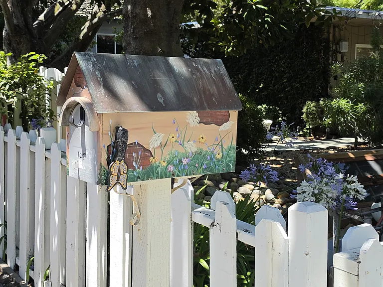 Mailbox in front