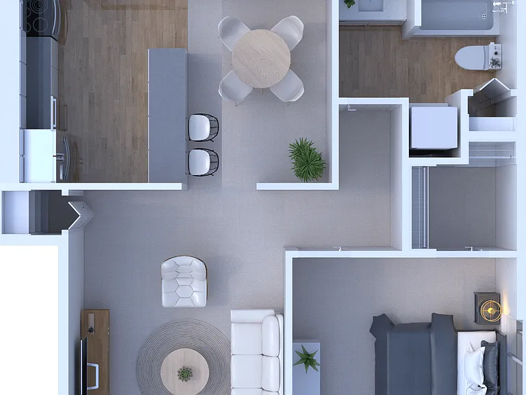 Millers Crossing 1 bed 1 bath 870 sqft Millers Crossing 1 bed 1 bath 870 sqft