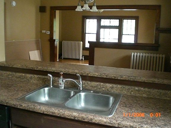 Kitchen and dining room view