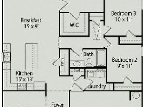 Telfair Floor Plan