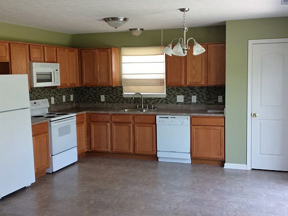 Family room view of Kitchen