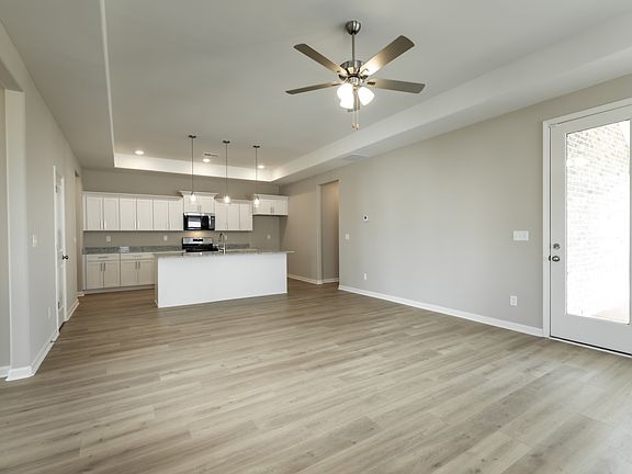 Great room into kitchen
