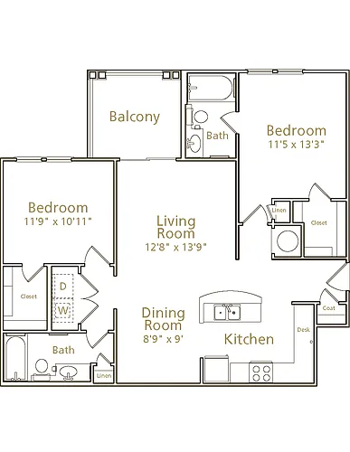 Floor plan Hampton