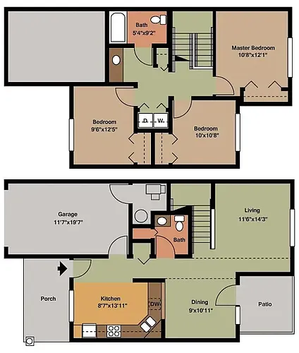 Floor plan 3 Bedroom