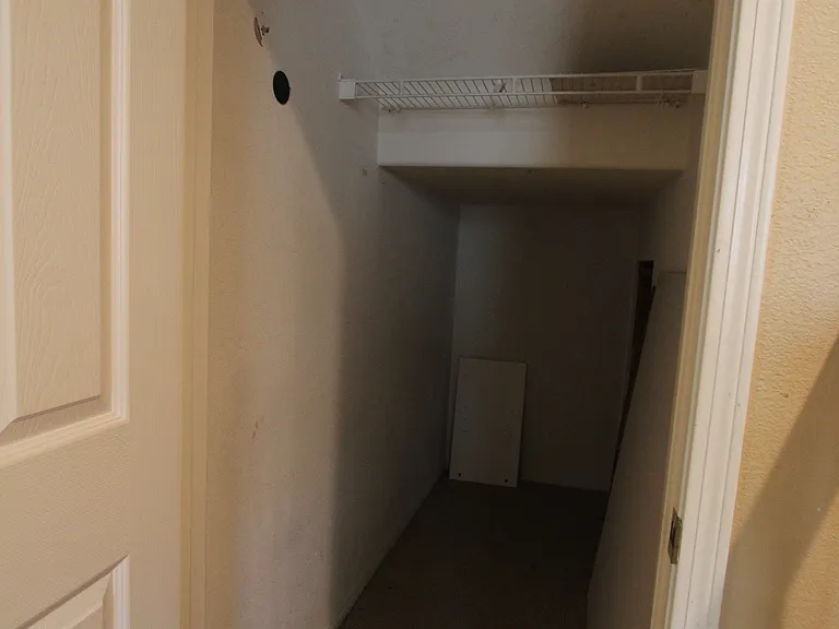 storage space under stairs