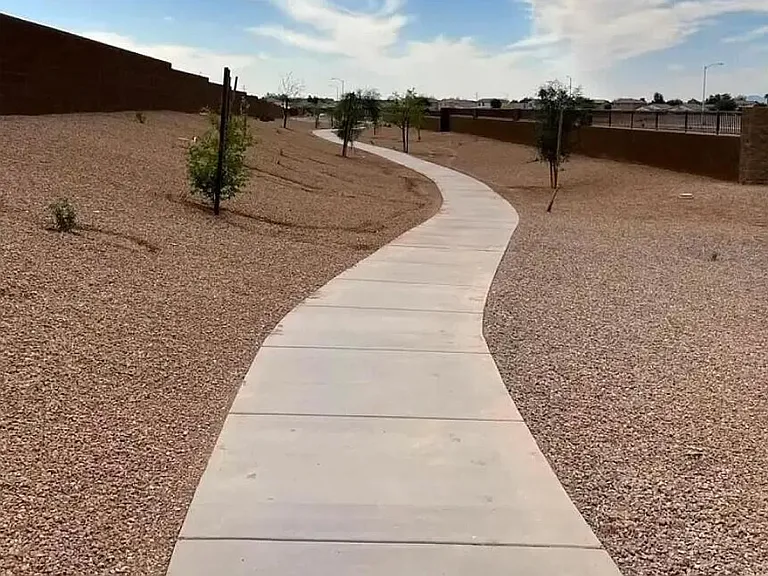 Community walking/biking path