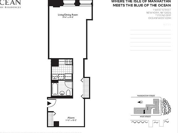 2nd image of 1 West St APT 2208