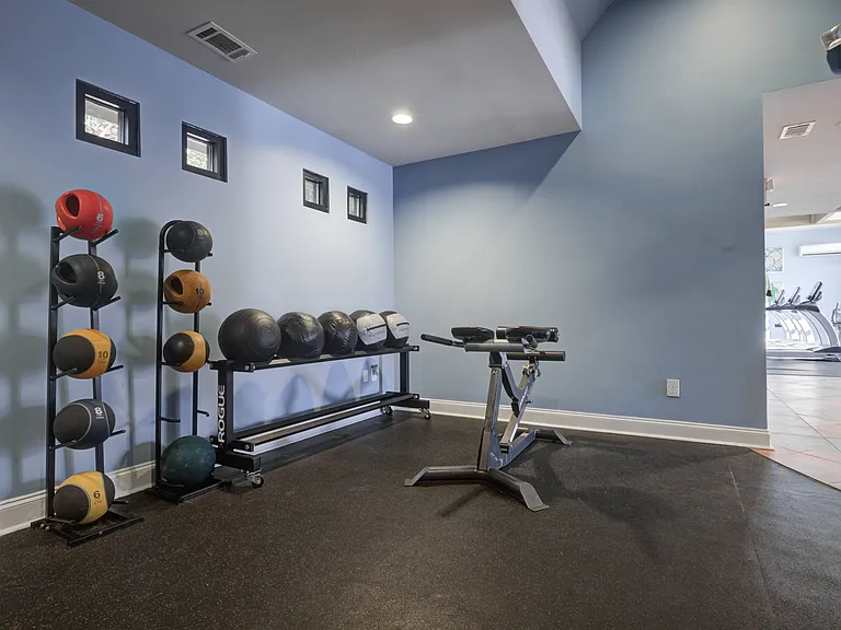 Fitness Center with Training Equipment