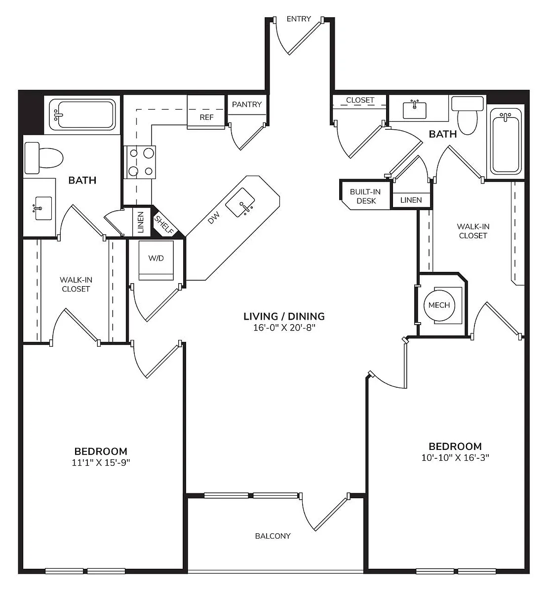Floor plan B18