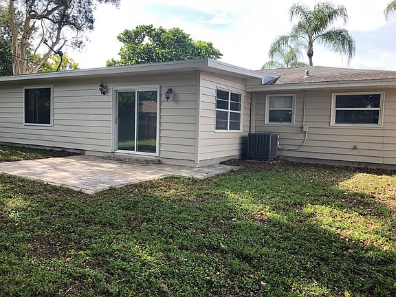 Rear, paver patio, large yard