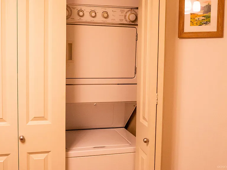 W&D in bathroom