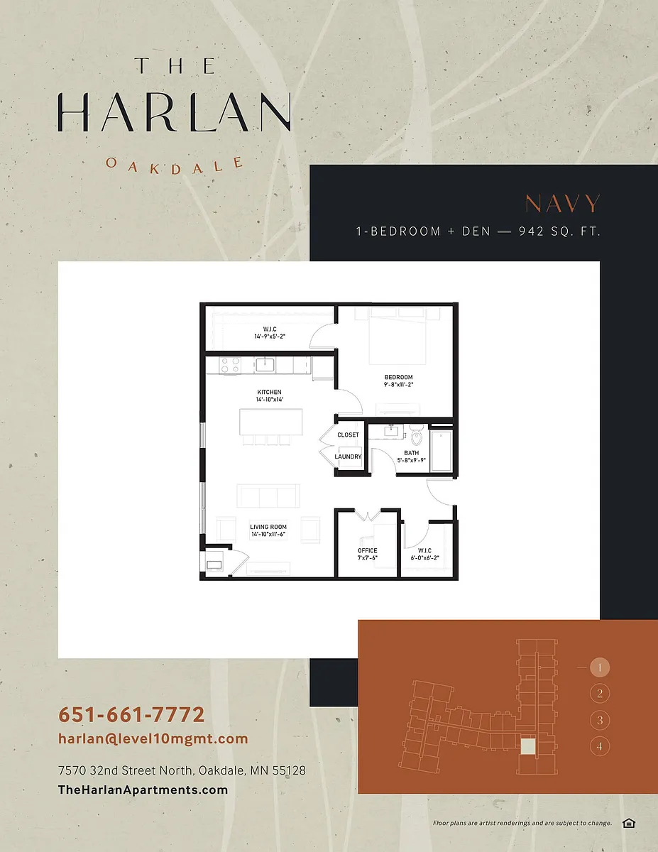 Floor plan Navy