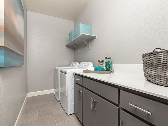 Convenient laundry room