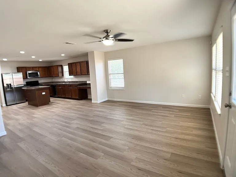 Kitchen and living room room
