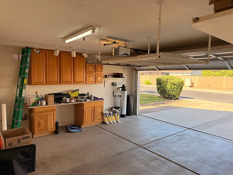 garage. Only fits two small cars at most
