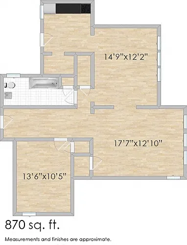 Floor plan 101 S. Harvey E & 111 S. Harvey E