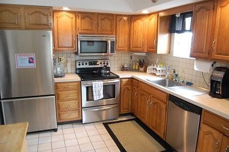 Kitchen with Stainless appliances