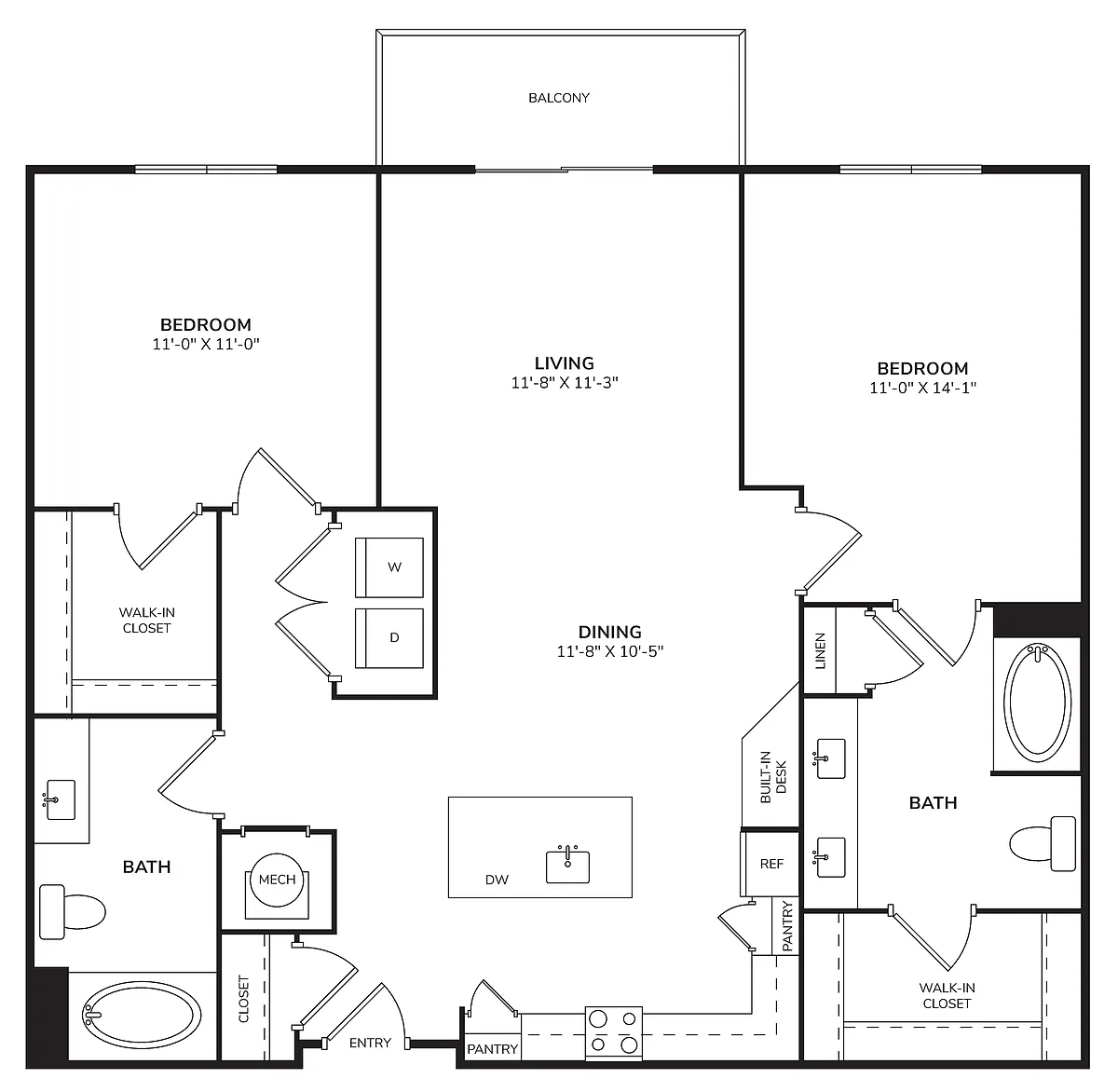 Floor plan Hudson