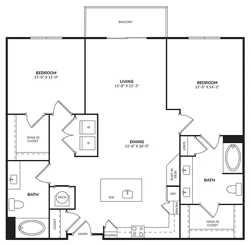 Floor plan Hudson