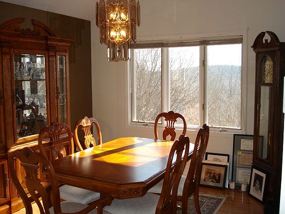 Dining Room W/Views & Hardwood Floor