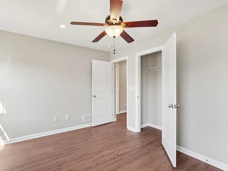 Third Bedroom - Dual Window, Ceiling Fan, LED Lighting, Closet, LVP Flooring