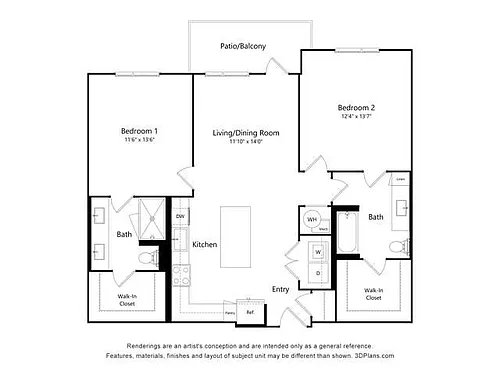 Floor plan B2