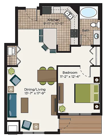 Floor plan The Madison