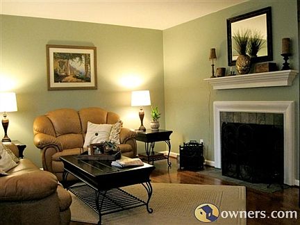 Elegant LR with slate entry and fireplace