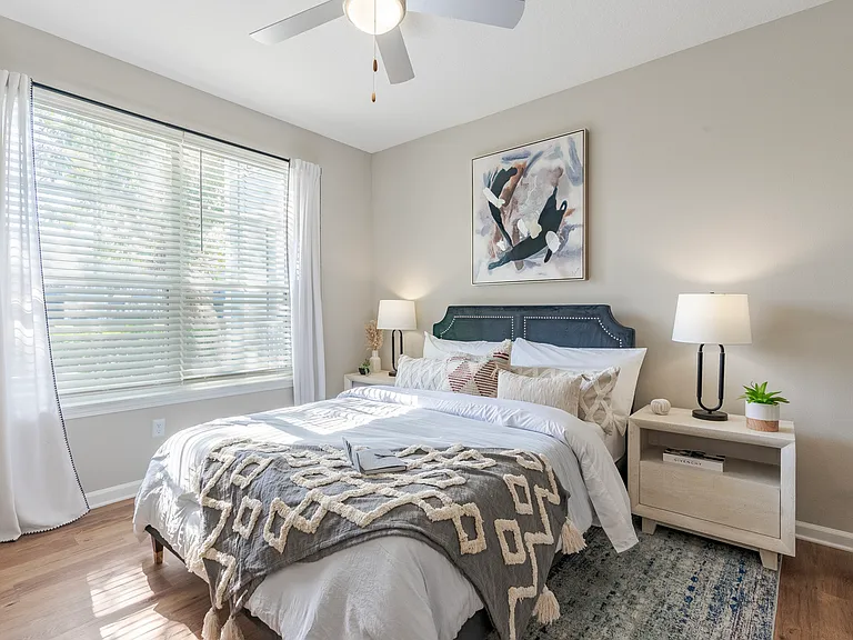 Bedroom with a Large Window
