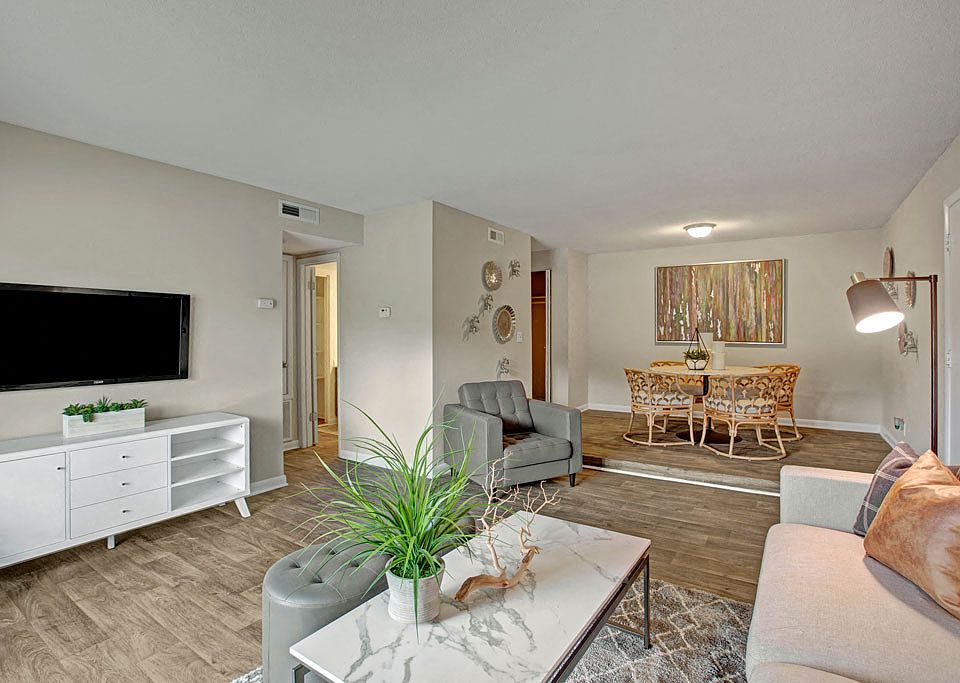 Living Room and Dining Area