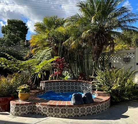 Backyard Patio - Hot tub