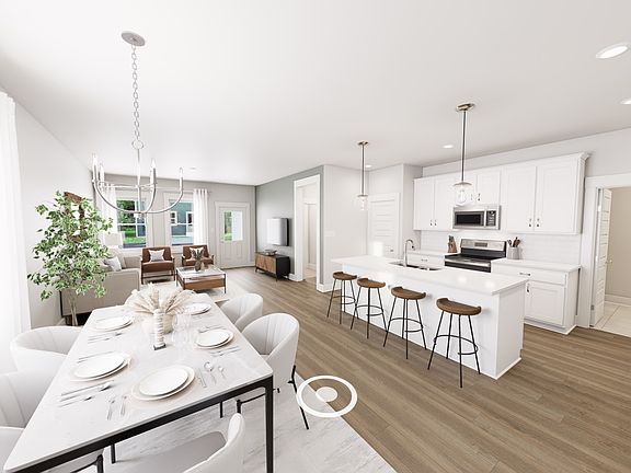 Kitchen, Dining Living Area