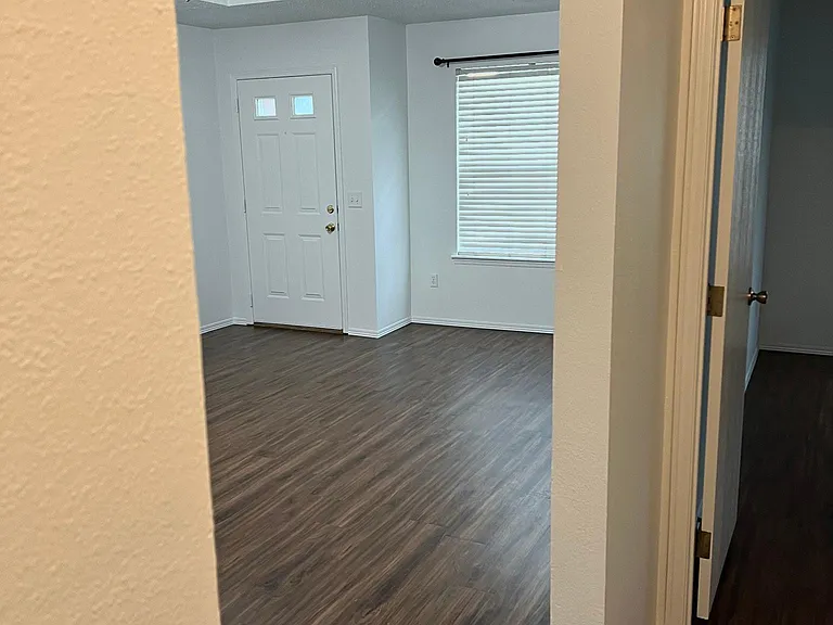Living room view from hall