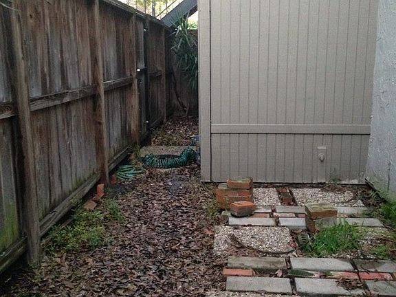 Private Oasis
						:
						The property fence and gate separates the unit which provides extra privacy.