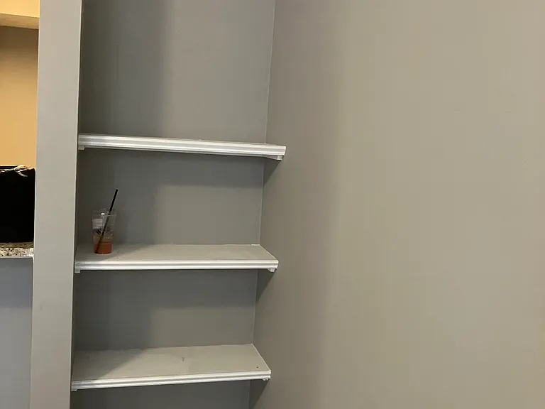 Living room storage shelf