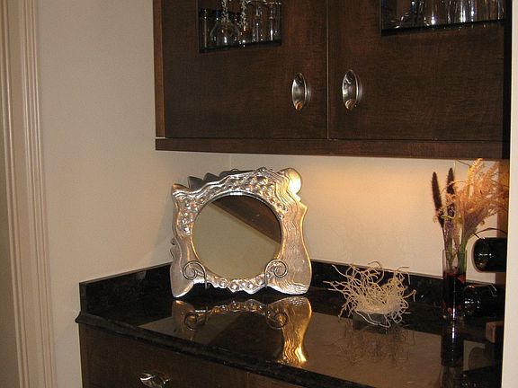 Butler's Pantry  with custom designed cabinet & granite countertop.