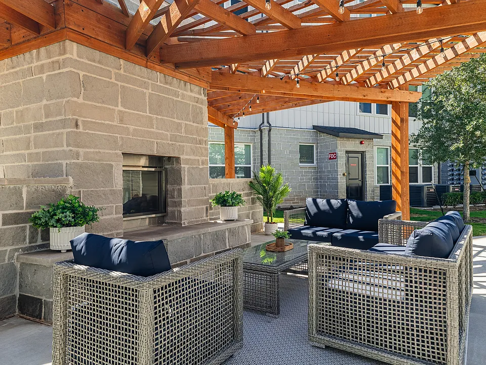 Keegan at Mission Glen Outdoor Fireplace